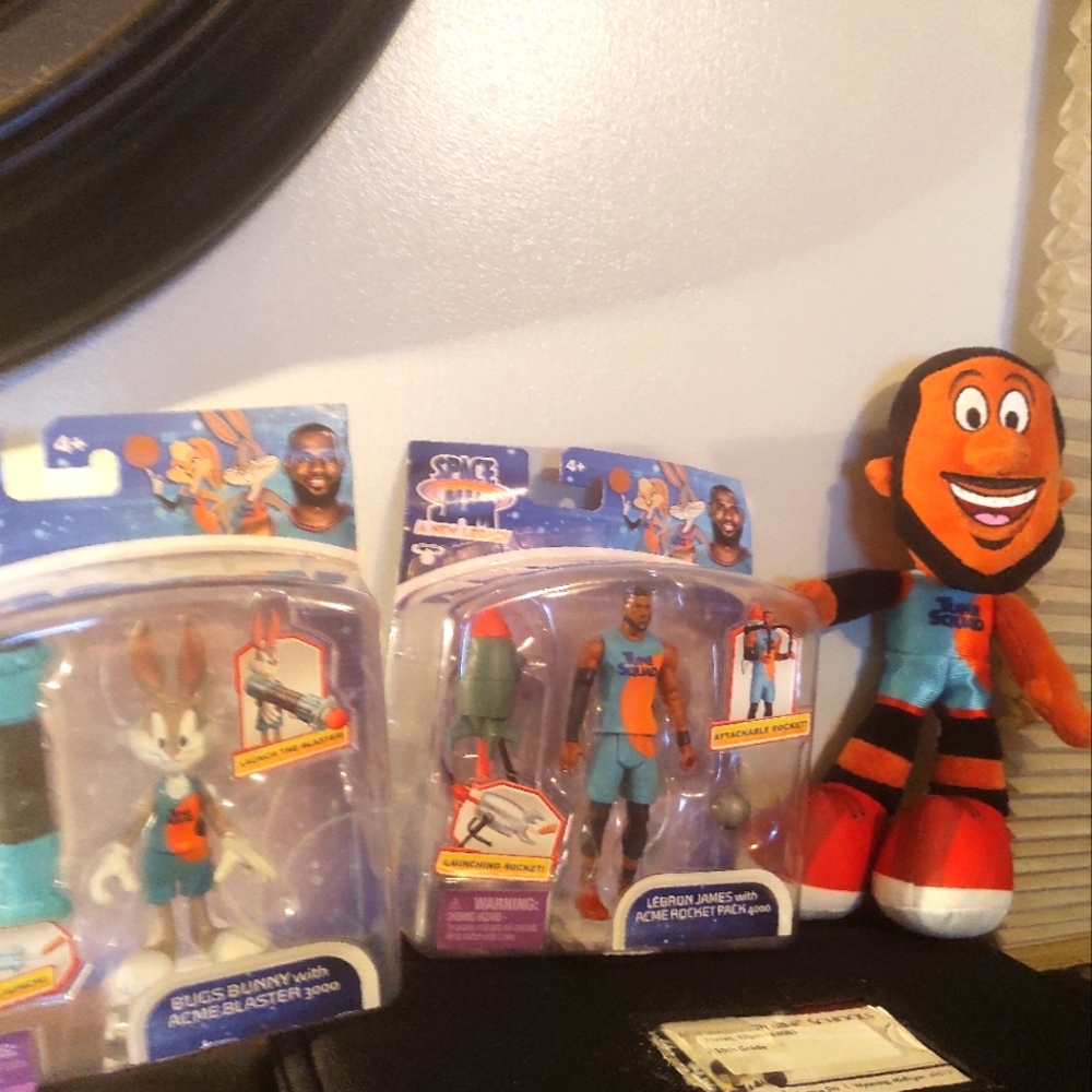 Space jam LeBron bugs Bunny set of 3